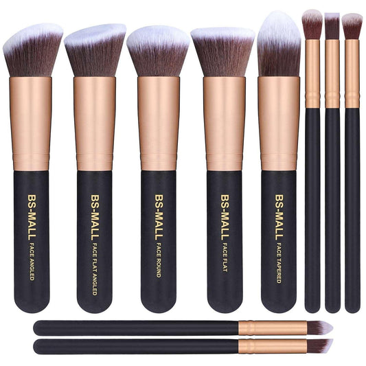 Gold Makeup Brushes Set-0