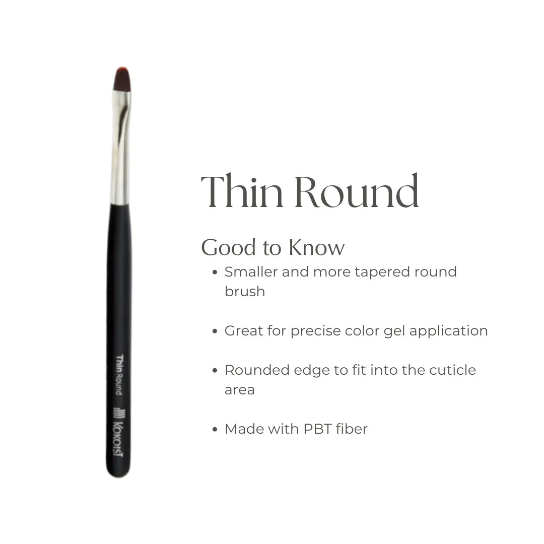 Kokoist - Thin Round Brush-2